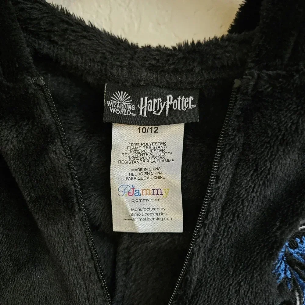 Ravenclaw cosplay unisex hooded zipper jumpsuit